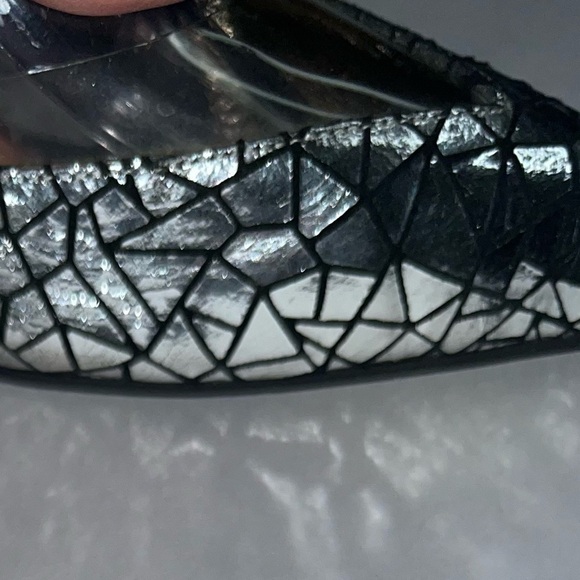 Jeffrey Campbell handmade silver ankle wrap pointy toe high heel shoes size 9.5 - Picture 10 of 17